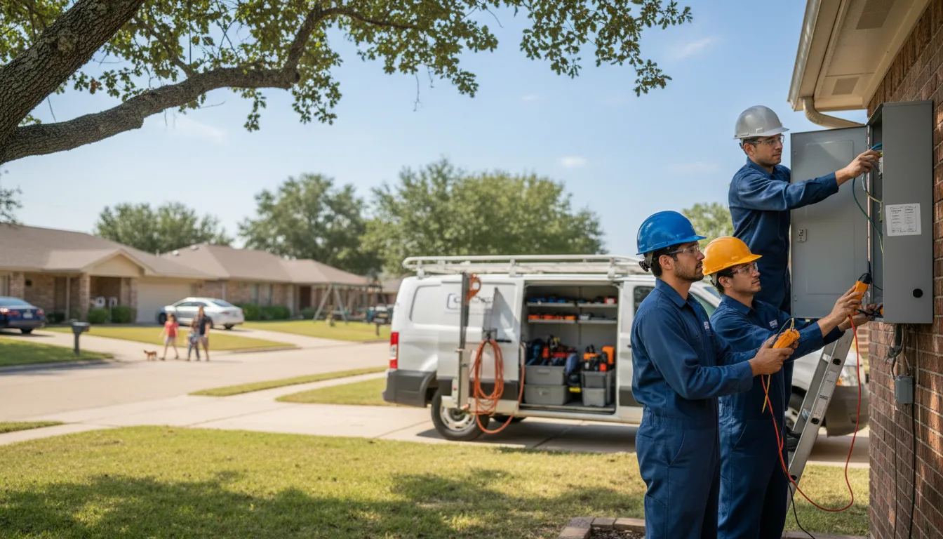 Certified electrician providing emergency electrical services in Vinemont, AL